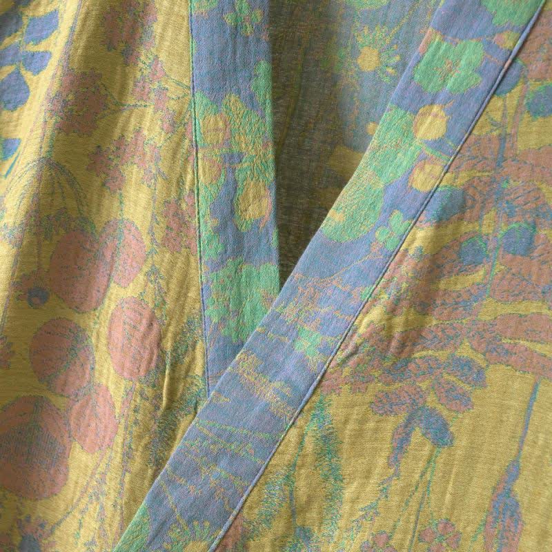 Lotus – Peignoir kimono en gaze de coton biologique - image 12