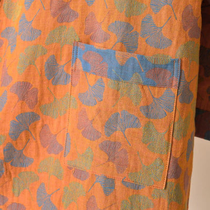 Peignoir japonais en gaze de coton avec Ginkgo Biloba - image 10