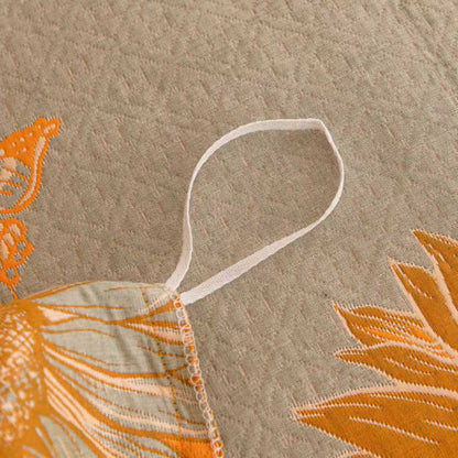 Parure de lit en gaze de coton motif papillon tournesol (4 pièces) - image 8