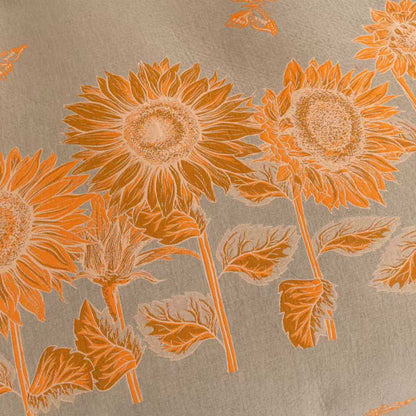 Parure de lit en gaze de coton motif papillon tournesol (4 pièces) - image 4