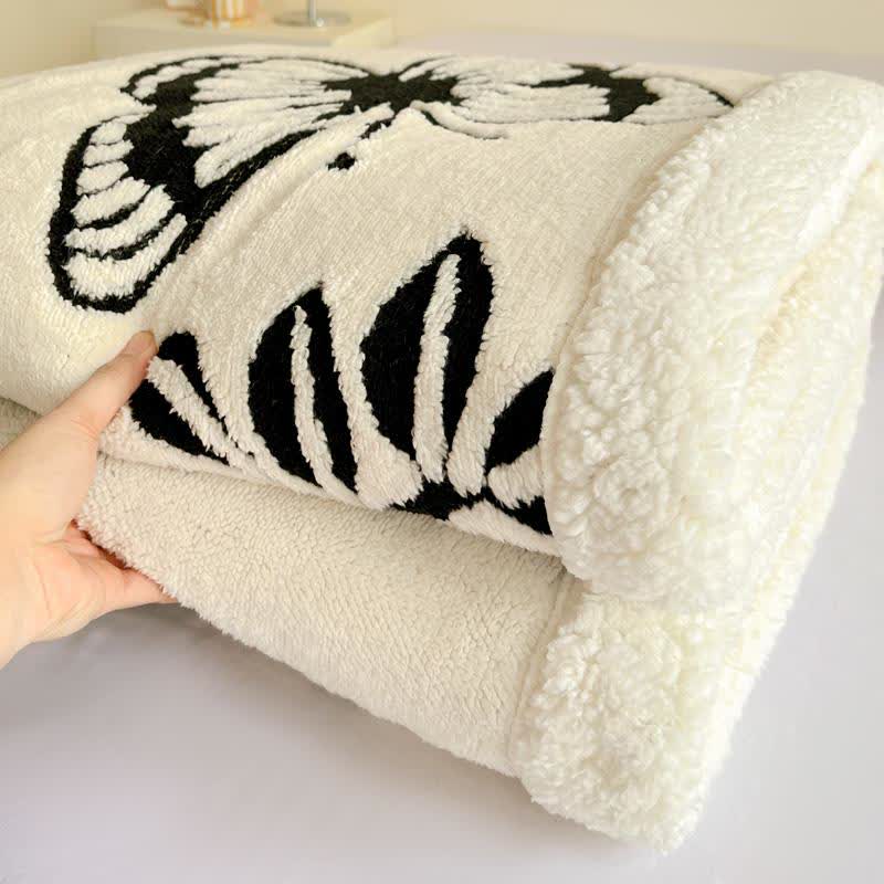 Couverture en jacquard avec motif arbre et papillon - image 11