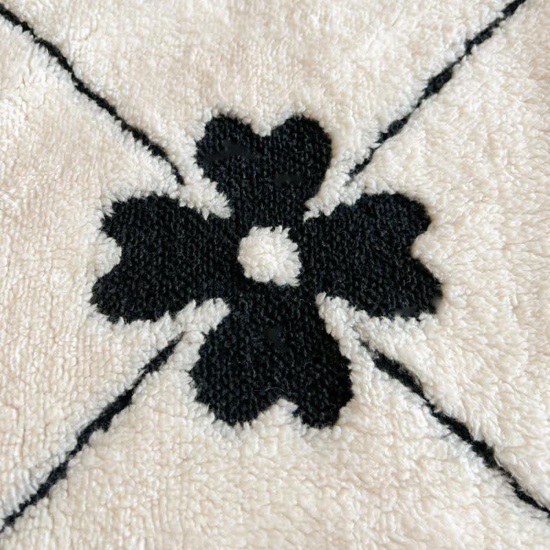 Couverture florale à carreaux en losanges - image 14