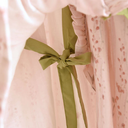 Ensemble de vêtements de détente kimono à rayures roses et fleurs - image 5