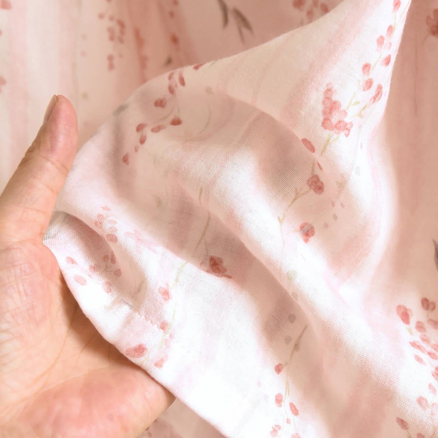 Ensemble de vêtements de détente kimono à rayures roses et fleurs - image 7