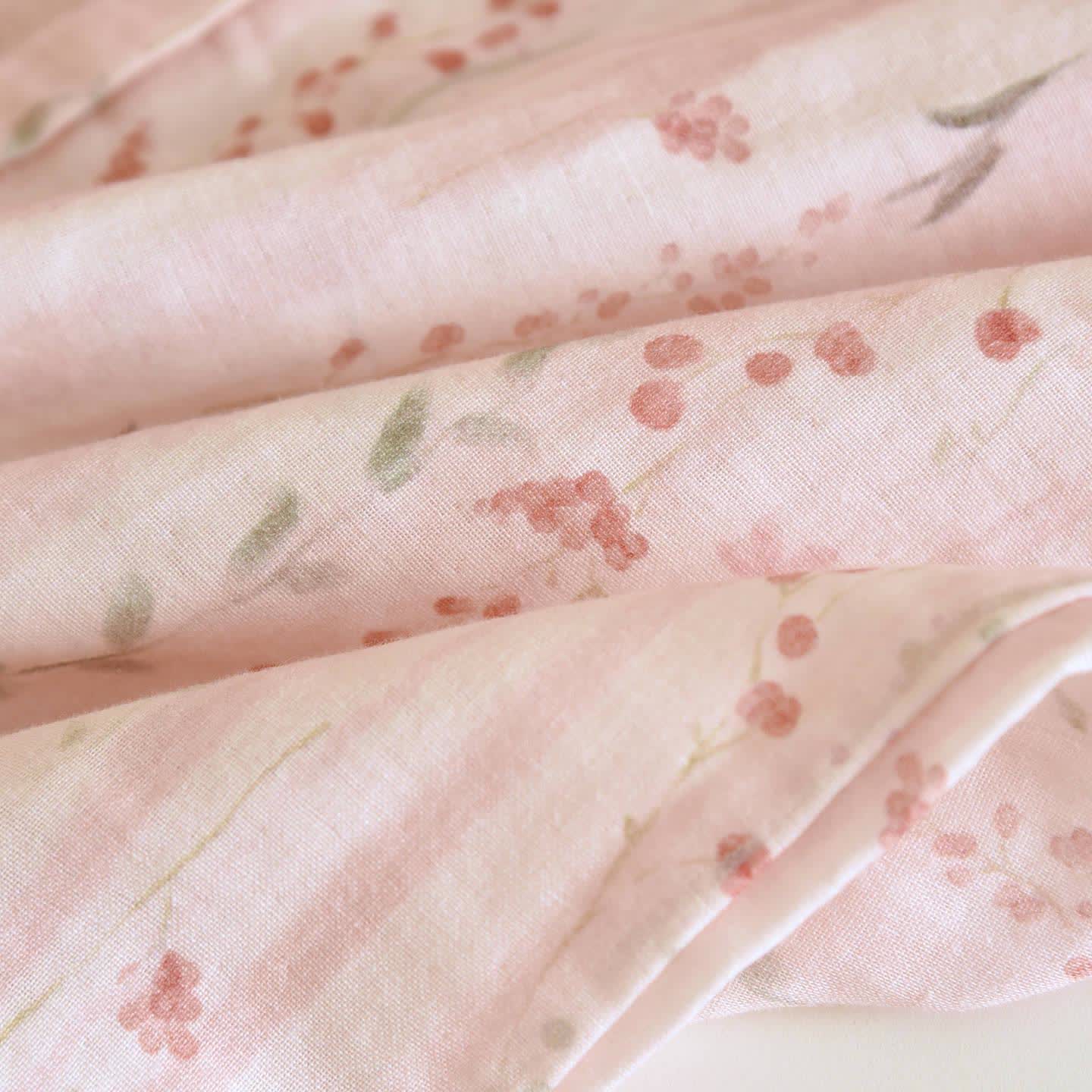 Ensemble de vêtements de détente kimono à rayures roses et fleurs - image 12