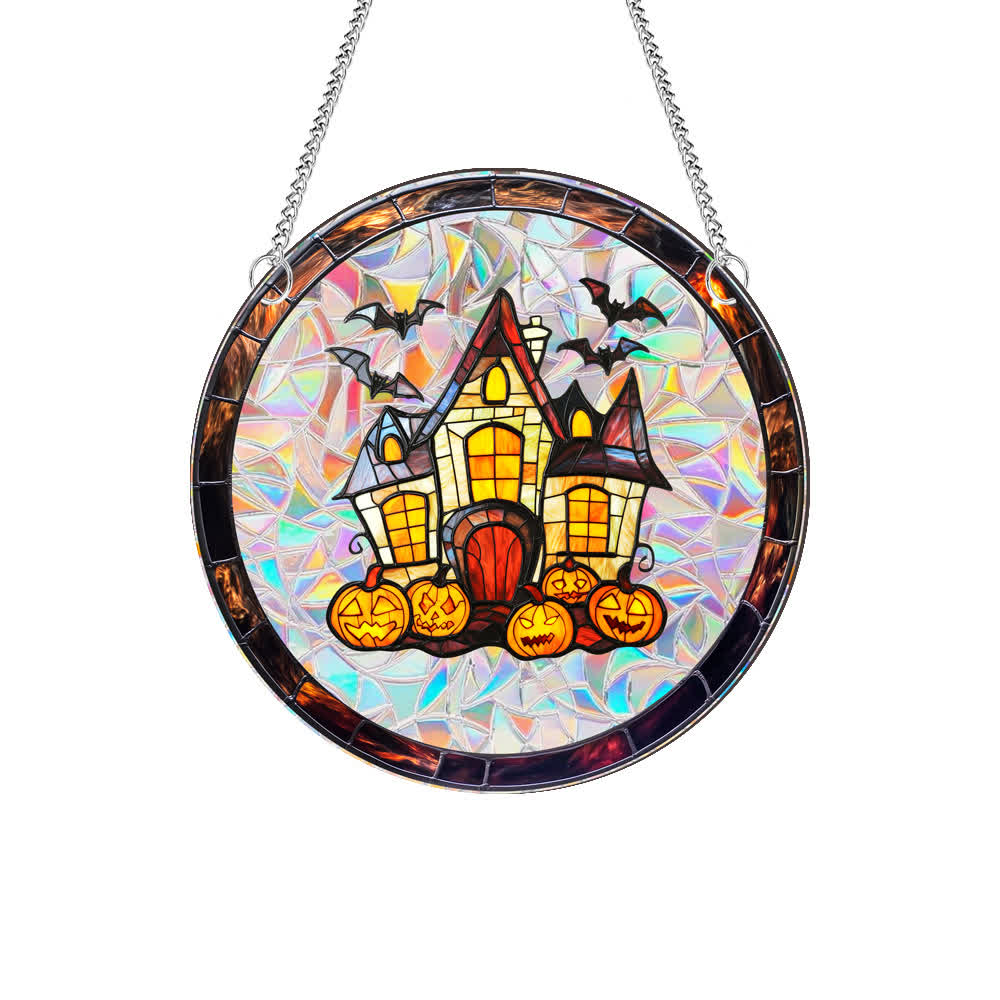 Décoration d'Halloween en acrylique attrape-soleil à suspendre à une fenêtre - image 4