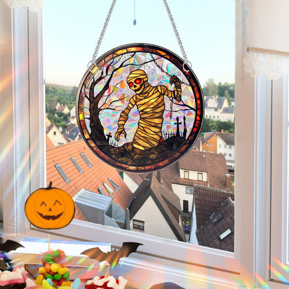Décoration de fenêtre effrayante d'Halloween à suspendre - image 2