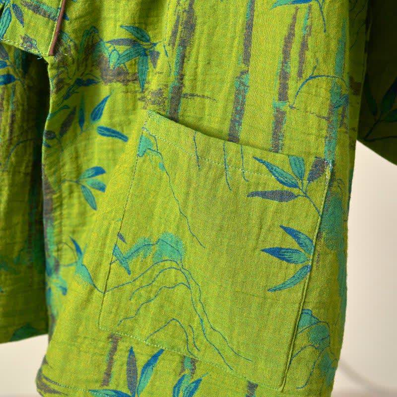 Ensemble de vêtements d'intérieur kimono en gaze de coton et bambou - image 7
