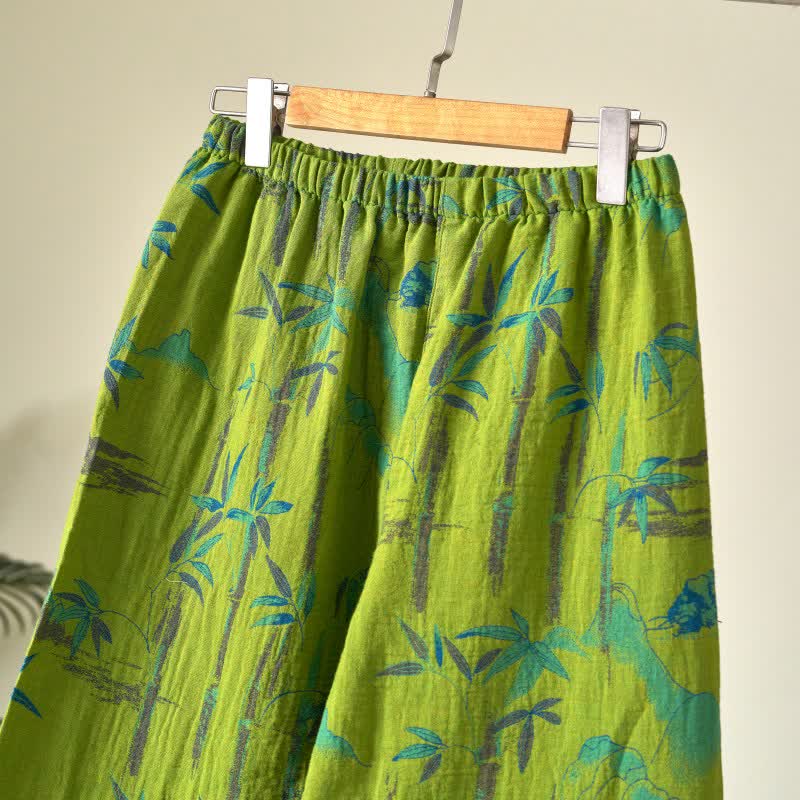 Ensemble de vêtements d'intérieur kimono en gaze de coton et bambou - image 11