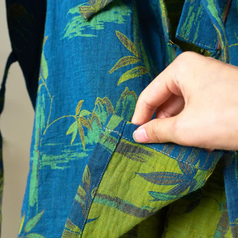 Ensemble de vêtements d'intérieur kimono en gaze de coton et bambou - image 21