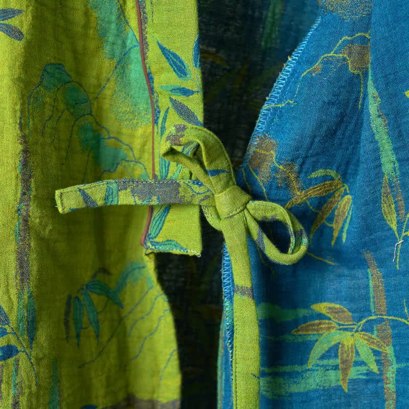 Ensemble de vêtements d'intérieur kimono en gaze de coton et bambou - image 22