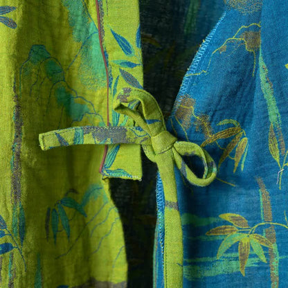 Ensemble de vêtements d'intérieur kimono en gaze de coton et bambou - image 22