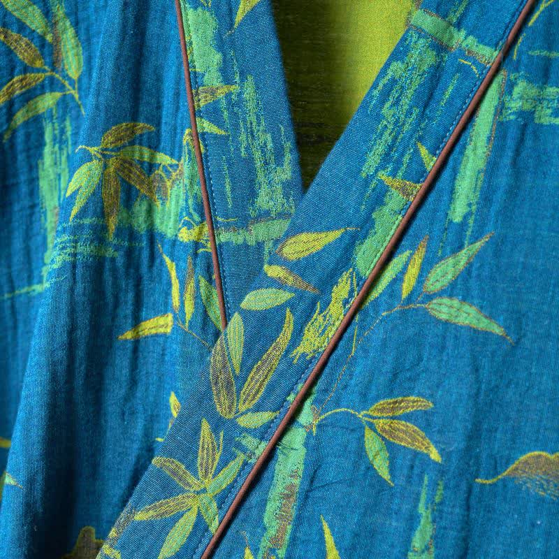 Ensemble de vêtements d'intérieur kimono en gaze de coton et bambou - image 15
