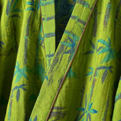 Ensemble de vêtements d'intérieur kimono en gaze de coton et bambou - image 5