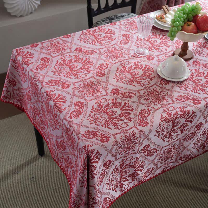 Nappe jacquard de style ethnique à motif rétro - image 5