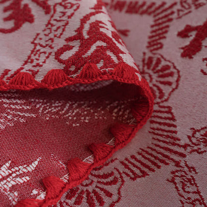 Nappe jacquard de style ethnique à motif rétro - image 10