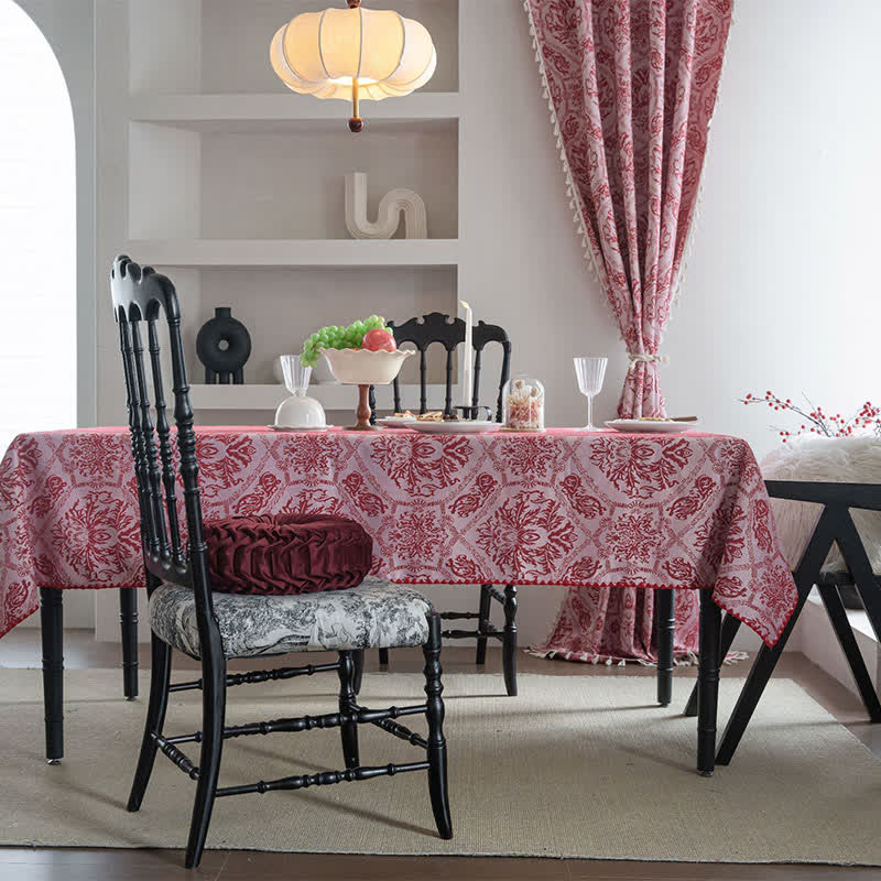 Nappe jacquard de style ethnique à motif rétro - image 2