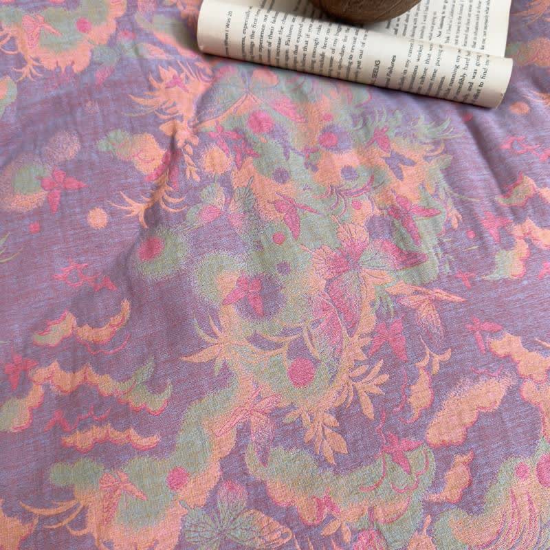 Couette papillon artistique en gaze de coton jacquard - image 11
