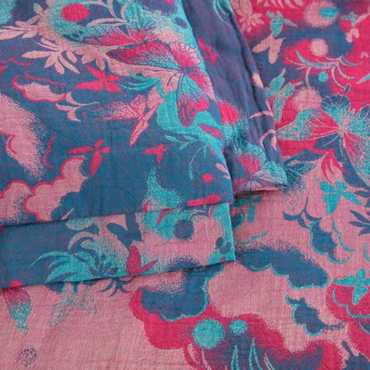 Couette papillon artistique en gaze de coton jacquard - image 4