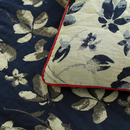 Couette jacquard en gaze de coton à fleurs Flourish - image 19