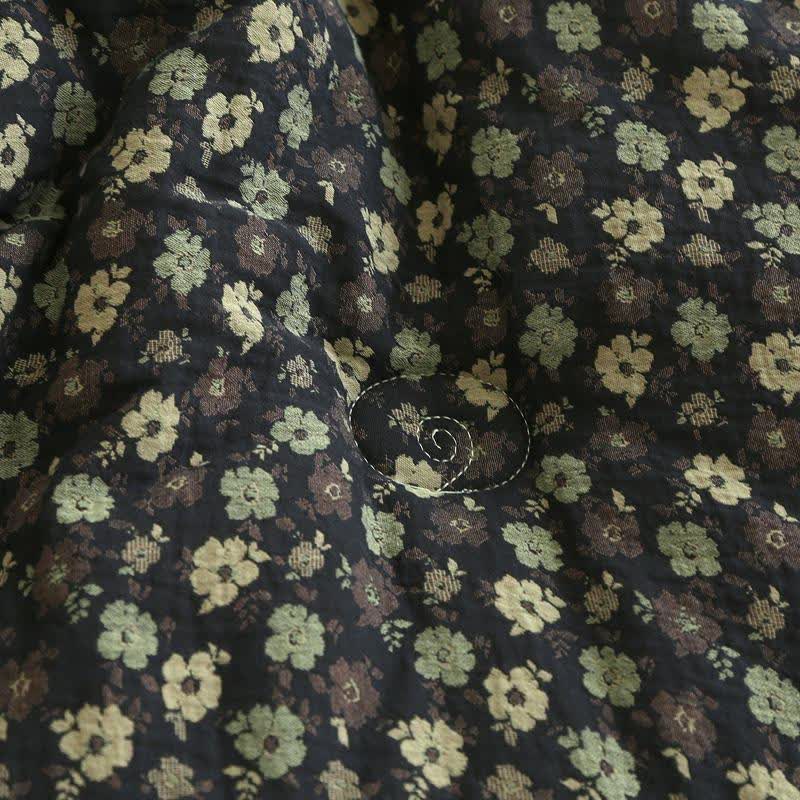 Couette florale rétro en gaze de coton jacquard - image 7
