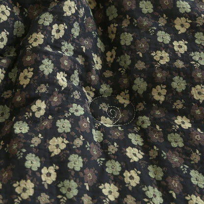 Couette florale rétro en gaze de coton jacquard - image 7