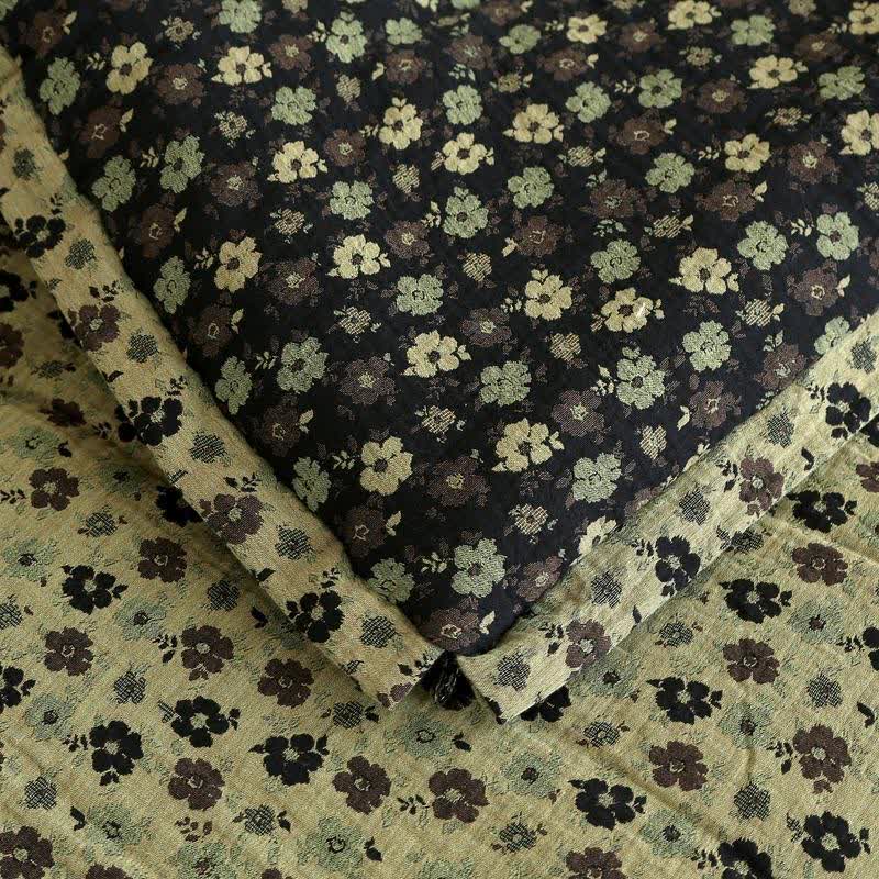 Couette florale rétro en gaze de coton jacquard - image 6
