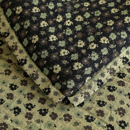 Couette florale rétro en gaze de coton jacquard - image 6