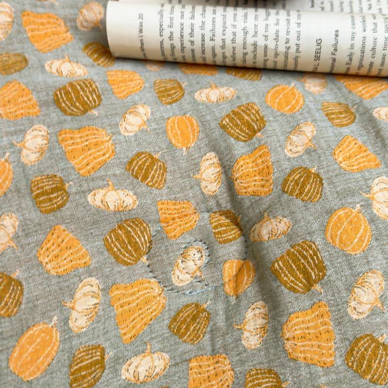Couette citrouille amusante en gaze de coton et jacquard - image 3