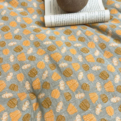 Couette citrouille amusante en gaze de coton et jacquard - image 2