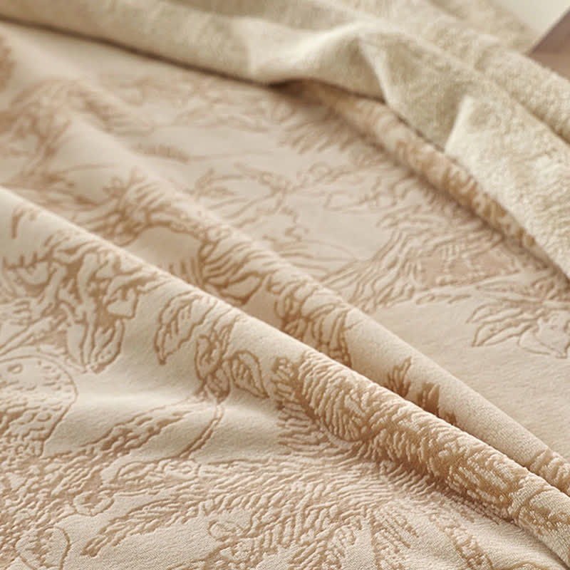 Couverture en jacquard jungle chaude - image 8