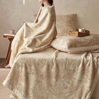 Couverture en jacquard jungle chaude - image 4