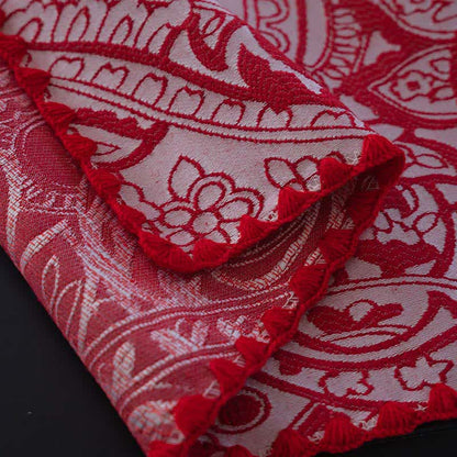 Nappe jacquard de style ethnique à motif cachemire - image 9