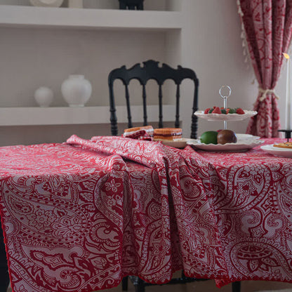 Nappe jacquard de style ethnique à motif cachemire - image 5