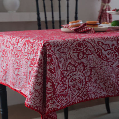 Nappe jacquard de style ethnique à motif cachemire - image 7