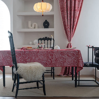 Nappe jacquard de style ethnique à motif cachemire - image 1