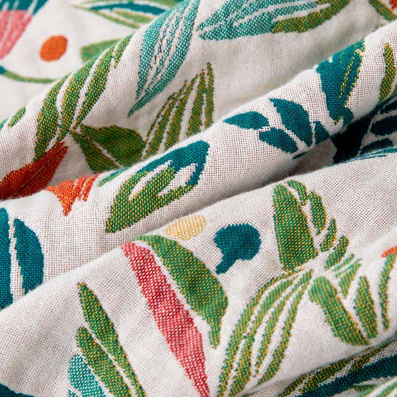 Couette Fresh Leaf en gaze de coton naturelle - image 4