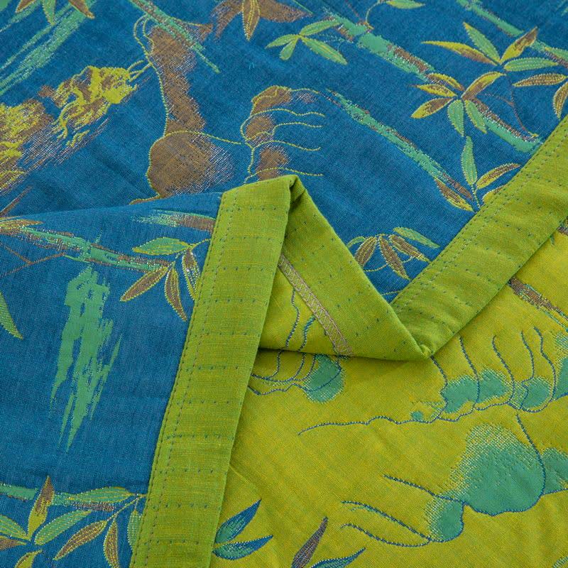 Couverture réversible en coton naturel de bambou - image 23