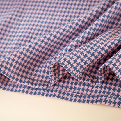 Chemise de nuit en gaze de coton naturel à motif pied-de-poule - image 7