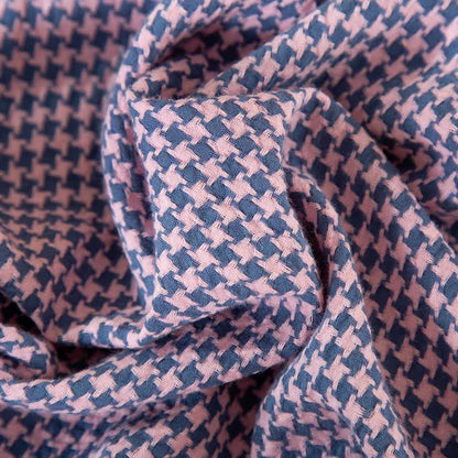 Chemise de nuit en gaze de coton naturel à motif pied-de-poule - image 9