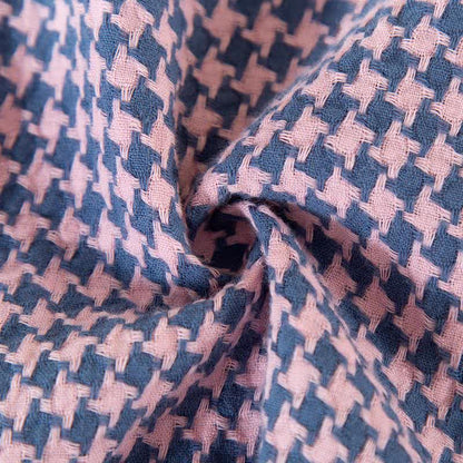 Chemise de nuit en gaze de coton naturel à motif pied-de-poule - image 10