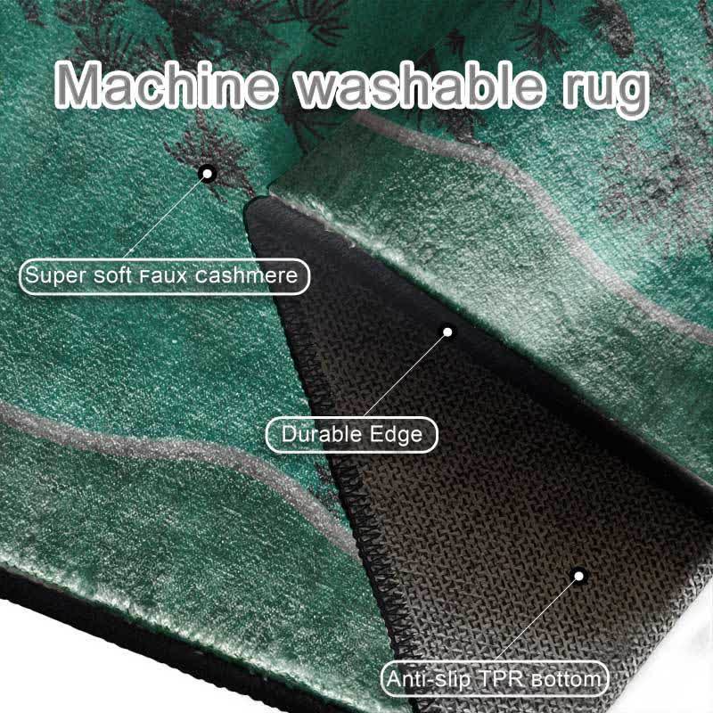 Tapis rétro pliable à motif pin - image 5