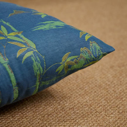 Taies d'oreiller carrées en gaze de coton bambou jacquard (2 pièces) - image 4