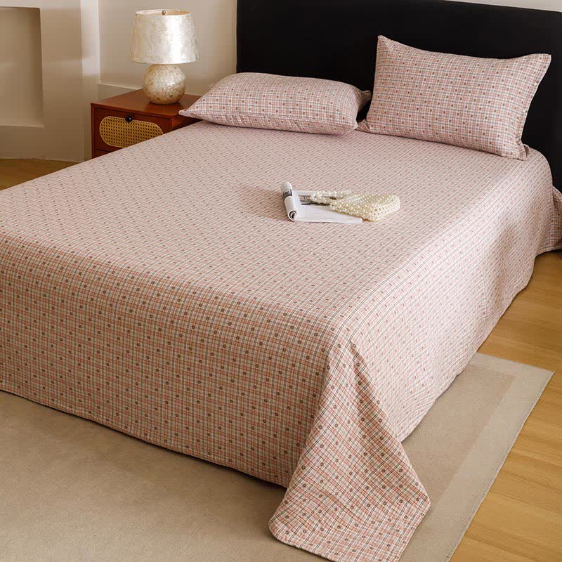 Couette à trois couches en mousseline de coton à motif à carreaux - image 5