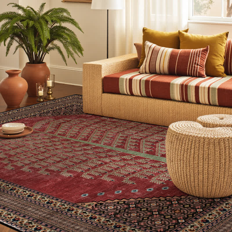 Tapis persan bohème doux et antidérapant - image 1