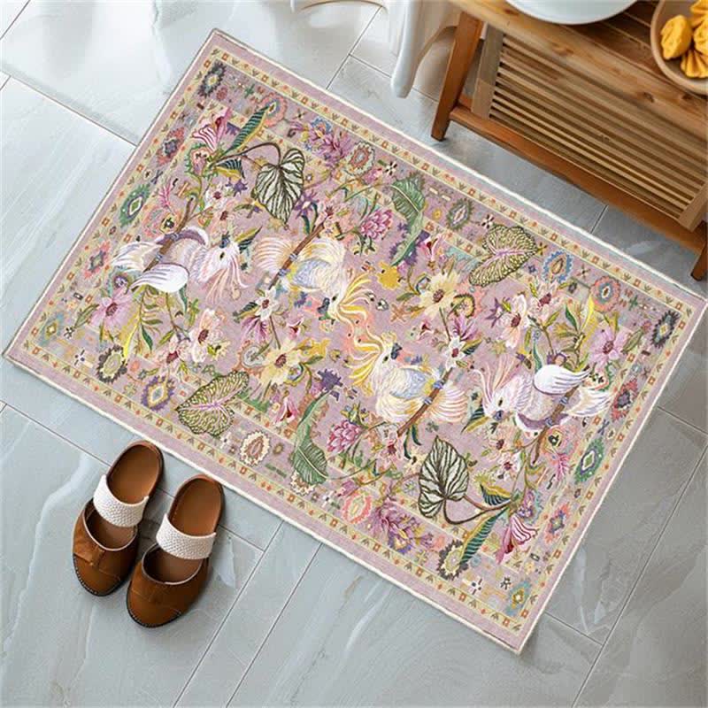 Tapis doux, antidérapant et pliable de style pastoral - image 5