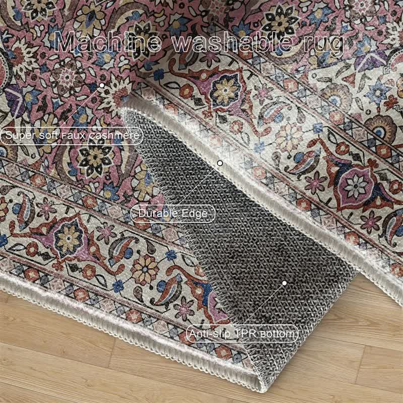 Tapis de style persan rétro antidérapant et doux - image 6