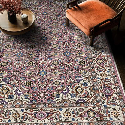 Tapis de style persan rétro antidérapant et doux - 153 cm x 244 cm - image 0