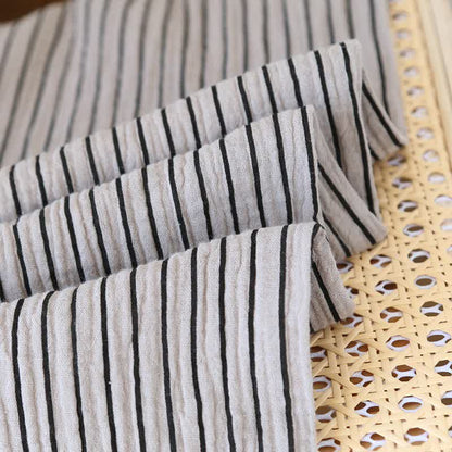 Ensemble de vêtements d'intérieur simple en pur coton à rayures - image 13