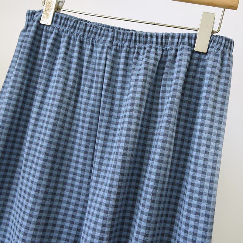 Ensemble de vêtements d'intérieur unisexe classique à carreaux - image 16
